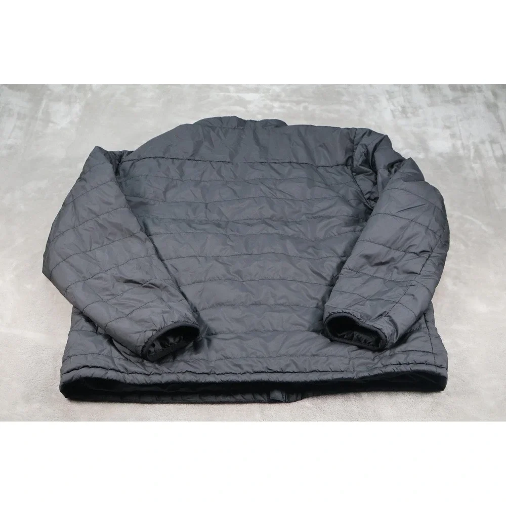 The North Face Jacket Mens 2XL Gray Puffer Insulated Full Zip Nylon‎ Lined